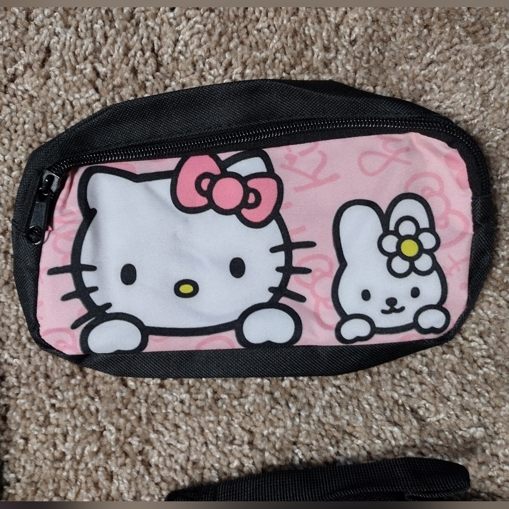 Hello Kitty Sanrio Trio Backpack lunchbox pencil case Set NWOT - Picture 5 of 16